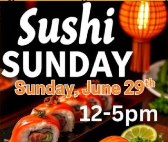 BUGGS ISLAND BREWING / Sushi Sunday Returns with Sticky Rice 06-29-2025