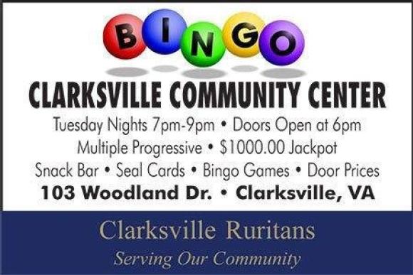 CLARKSVILLE RURITANS / BINGO hosted by the Clarksville Ruritans on Tuesdays