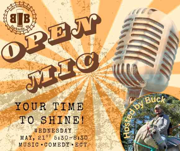 BUGGS ISLAND BREWING / Open Mic Night with Buck Cox