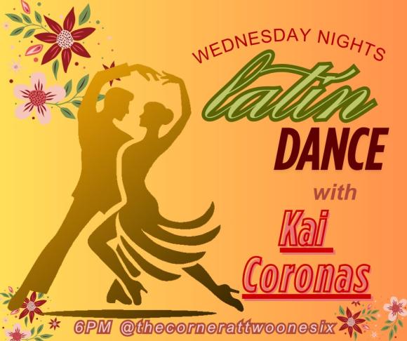 THE CORNER AT TWO ONE SIX / Wednesday nights Latin Dance Classes